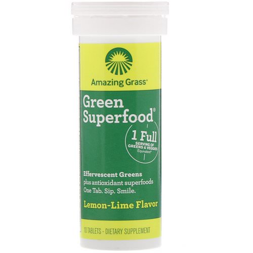 Amazing Grass, Green Superfood, Effervescent Greens, Berry Flavor, 10 Tablets Review