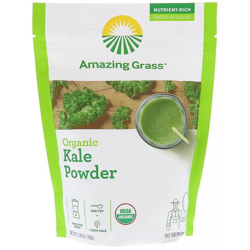 Amazing Grass, Organic Kale Powder, 5.29 oz (150 g) Review