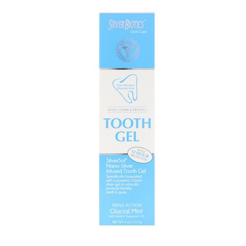American Biotech Labs, Silver Biotics, Tooth Gel, Glacial Mint, 4 oz (114 g) Review