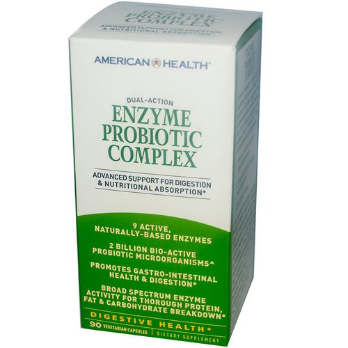 American Health, Enzyme Probiotic Complex, 90 Veggie Caps Review