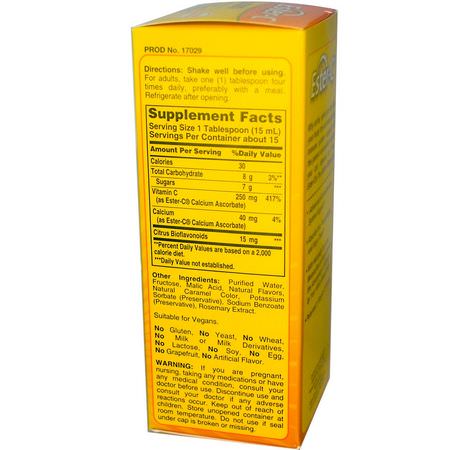 流感, 咳嗽: American Health, Ester-C Liquid, with Citrus Bioflavonoids, Berry Flavor, 8 fl oz (237 ml)
