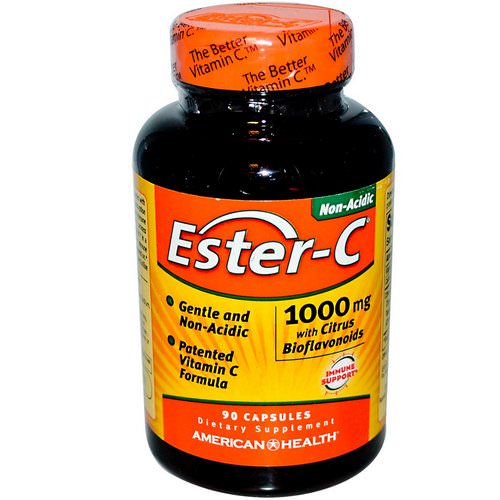 American Health, Ester-C With Citrus Bioflavonoids, 1,000 mg, 90 Capsules Review