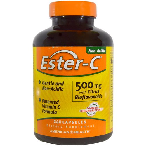 American Health, Ester-C with Citrus Bioflavonoids, 500 mg, 240 Capsules Review