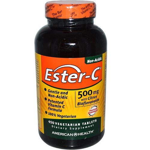 American Health, Ester-C, with Citrus Bioflavonoids, 500 mg, 450 Veggie Tabs Review