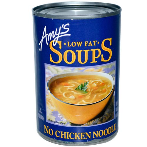 Amy's, Low Fat No Chicken Noodle, 14.1 oz (400 g) Review
