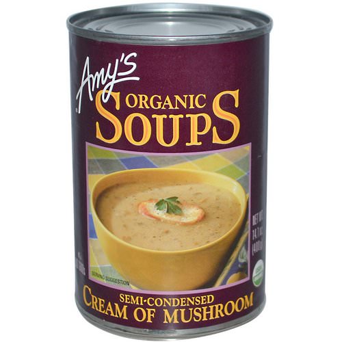 Amy's, Organic Soups, Cream of Mushroom, 14.1 oz (400 g) Review