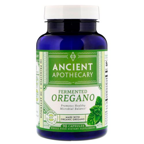 Ancient Apothecary, Fermented Oregano, 90 Capsules Review