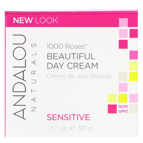 Andalou Naturals, 1000 Roses Beautiful Day Cream, Sensitive, 1.7 oz (50 ml) Review