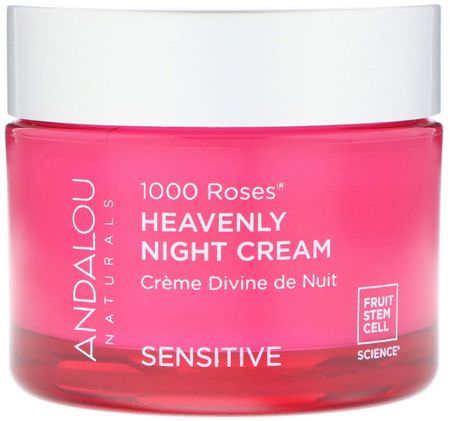 Andalou Naturals Night Moisturizers Creams - 夜間保濕霜, 乳霜, 面部保濕霜, 美容