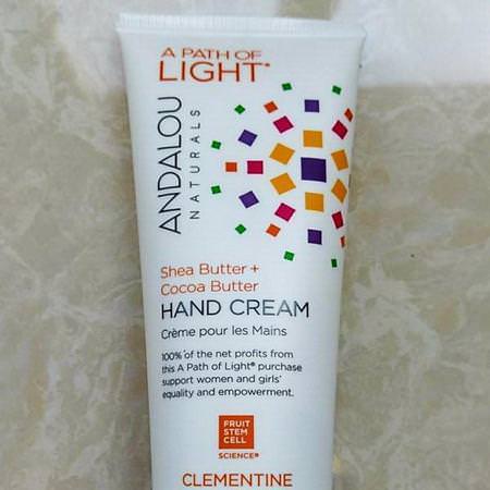 Andalou Naturals Hand Cream Creme - 護手霜, 手部護理, 沐浴