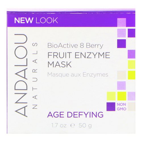 Andalou Naturals, Fruit Enzyme Mask, BioActive 8 Berry, Age Defying, 1.7 oz (50 g) Review