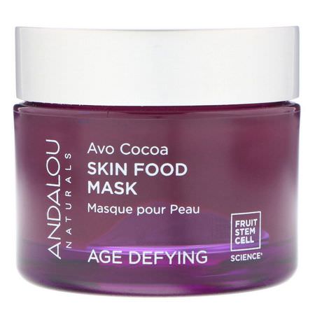 Andalou Naturals Anti-Aging Masks - 抗衰老面膜, 果皮, 面膜, 美容