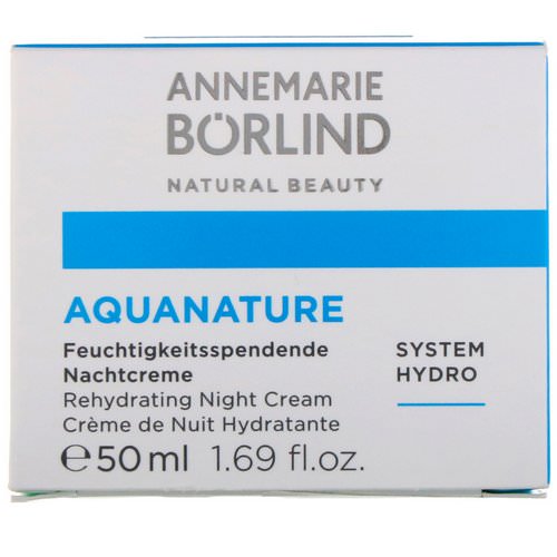 AnneMarie Borlind, AquaNature, Rehydrating Night Cream, 1.69 fl oz (50 ml) Review
