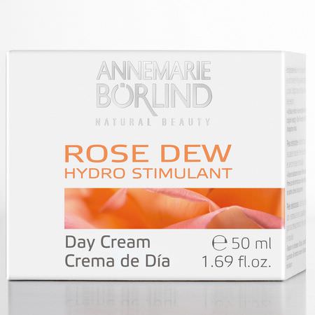 日間保濕霜, 面霜: AnneMarie Borlind, Hydro Stimulant, Day Cream, Rose Dew, 1.69 fl oz (50 ml)
