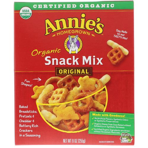 Annie's Homegrown, Organic Snack Mix, Original, 9 oz (255 g) Review