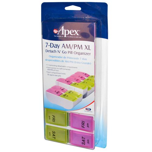 Apex, 7-Day AM/PM XL, 1 Pill Organizer Review