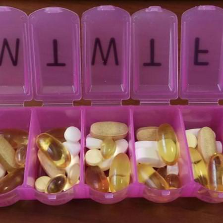 Apex, 7-Day Ultra Bubble-Lok Pill Organizer, XL, 1 Pill Case