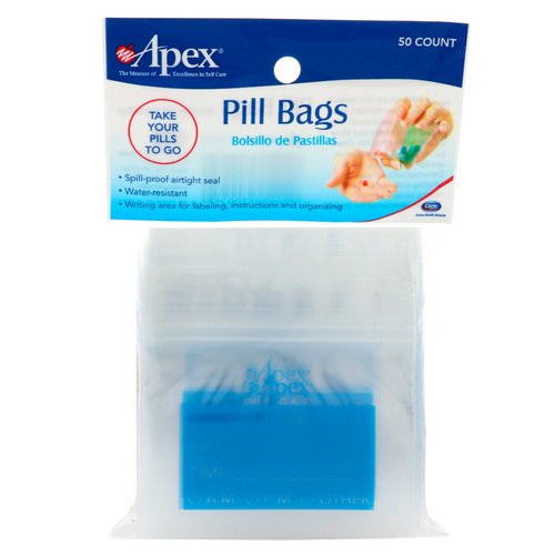 Apex, Pill Bags, 50 Count Review