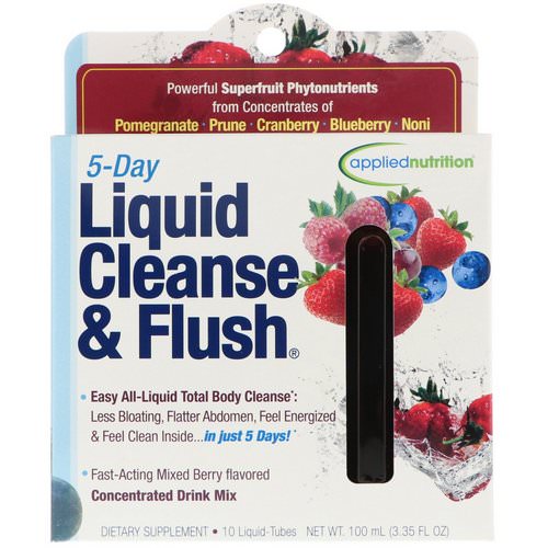 appliednutrition, 5 Day Liquid Cleanse & Flush, Mixed Berry, 10 Liquid-Tubes, 10 ml Each Review