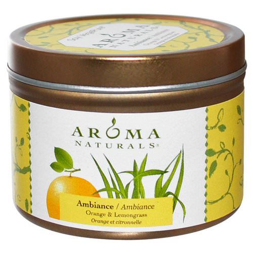 Aroma Naturals, Soy VegePure, Ambiance, Orange & Lemongrass, 2.8 oz (79.38 g) Review