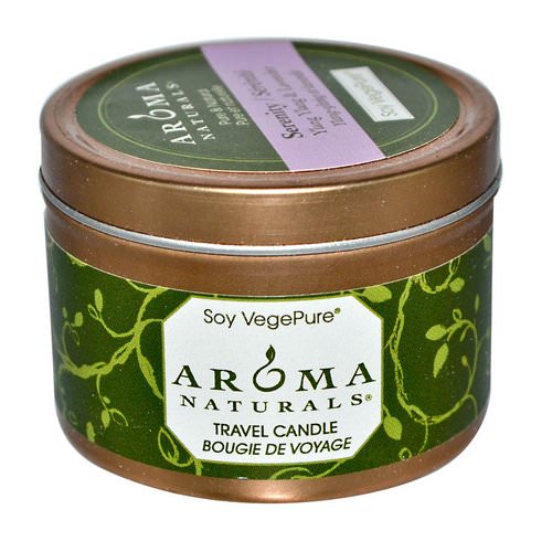 Aroma Naturals, Soy VegePure, Travel Candle, Serenity, Ylang Ylang & Lavender, 2.8 oz (79.38 g) Review
