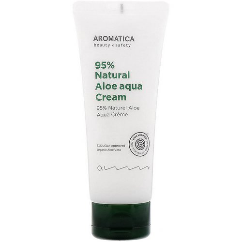 Aromatica, 95% Natural Aloe Aqua Cream, 5.2 oz (150 g) Review