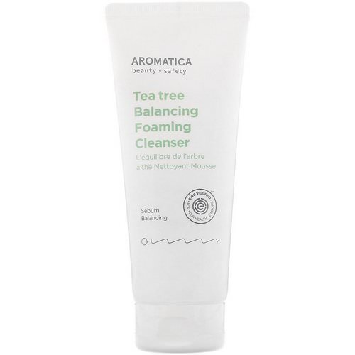 Aromatica, Tea Tree Balancing Foaming Cleanser, 6.3 oz (180 g) Review