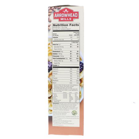 早餐穀物: Arrowhead Mills, Organic Maple Buckwheat Flakes, Gluten Free, 10 oz (283 g)