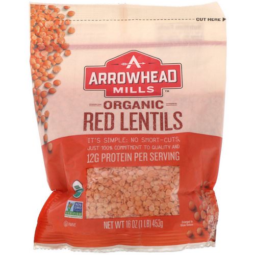 Arrowhead Mills, Organic Red Lentils, 16 oz (453 g) Review