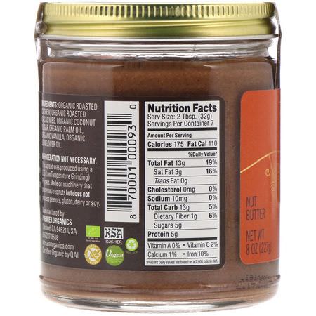 可可脂, 蜜餞: Artisana, Organics, Cashew Cacao Spread, 8 oz (227 g)