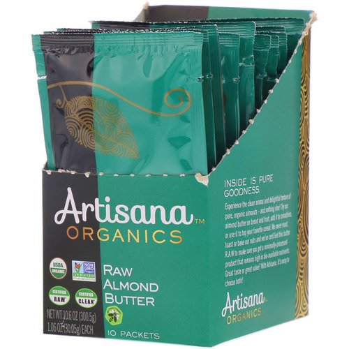 Artisana, Organics, Raw Almond Nut Butter, 10 Packets, 1.06 oz (30.05 g) Each Review