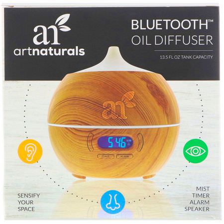 擴散器, 精油: Artnaturals, Bluetooth Oil Diffuser, 1 Diffuser