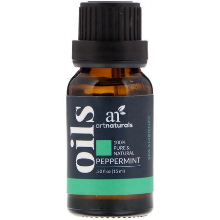 Art Naturals Peppermint Oil - 薄荷油, 提神, 增能, 精油