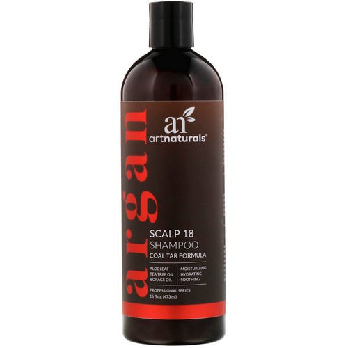Artnaturals, Scalp 18 Shampoo, Coal Tar Formula, 16 fl oz (473 ml) Review