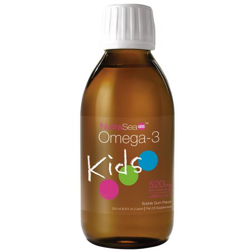 Ascenta, NutraSea Kids, Omega-3, Bubble Gum Flavor, 6.8 fl oz (200 ml) Review