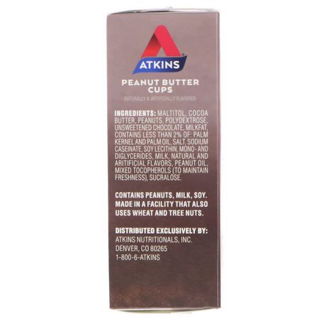 Atkins Chocolate Snack Bars - 零食, 糖果, 巧克力