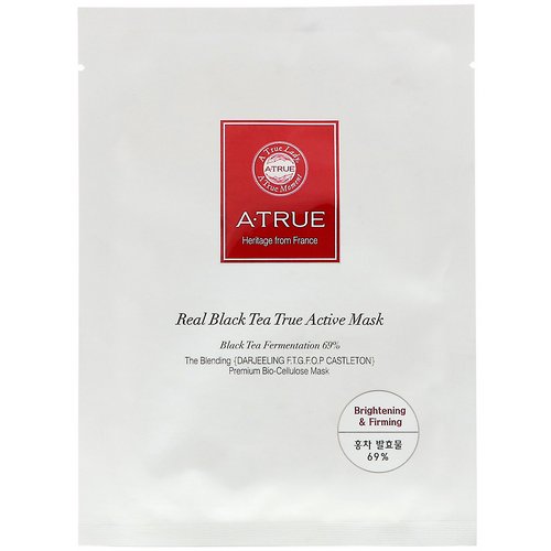 ATrue, Real Black Tea True Active Mask, 1 Mask, 0.88 oz (25 g) Review