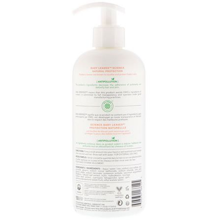 沐浴露, 多合一嬰兒洗髮水: ATTITUDE, Baby Leaves Science, 2-In-1 Natural Shampoo & Body Wash, Pear Nectar, 16 fl oz (473 ml)