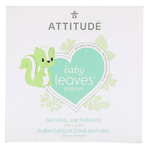 ATTITUDE, Baby Leaves Science, Natural Air Purifier, Sweet Apple, 8 oz (227 g) Review