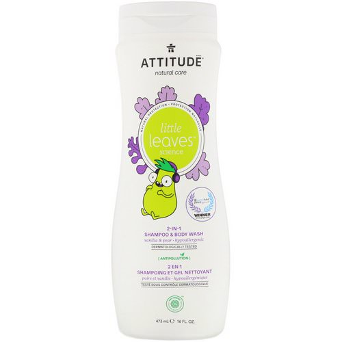 ATTITUDE, Little Leaves Science, 2-In-1 Shampoo & Body Wash, Vanilla & Pear, 16 fl oz (473 ml) Review