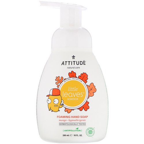 ATTITUDE, Little Leaves Science, Foaming Hand Soap, Mango, 10 fl oz (295 ml) Review