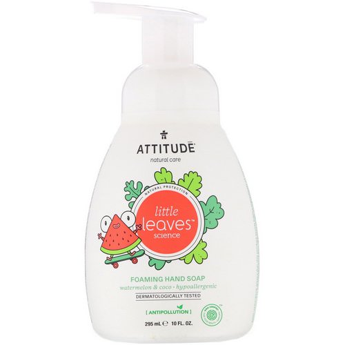 ATTITUDE, Little Leaves Science, Foaming Hand Soap, Watermelon & Coco, 10 fl oz (295 ml) Review