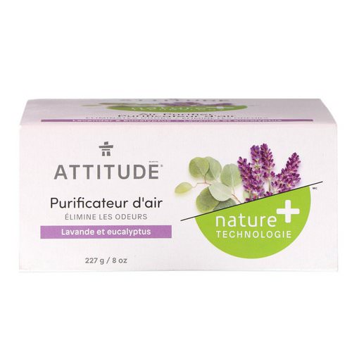 ATTITUDE, Natural Air Purifier, Lavender & Eucalyptus, 8 oz (227 g) Review