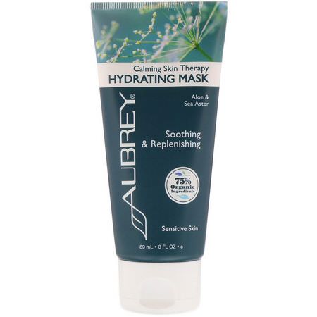 Aubrey Organics Hydrating Masks - 保濕面膜, 果皮, 面膜, 美容