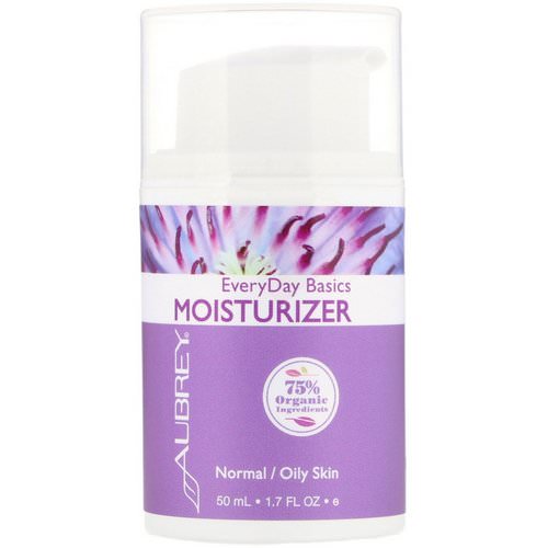 Aubrey Organics, Every Day Basics Moisturizer, Normal / Oily Skin, 1.7 fl oz (50 ml) Review