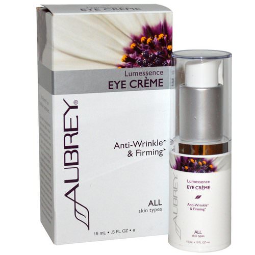 Aubrey Organics, Lumessence Eye Cream, All Skin Types, .5 fl oz (15 ml) Review