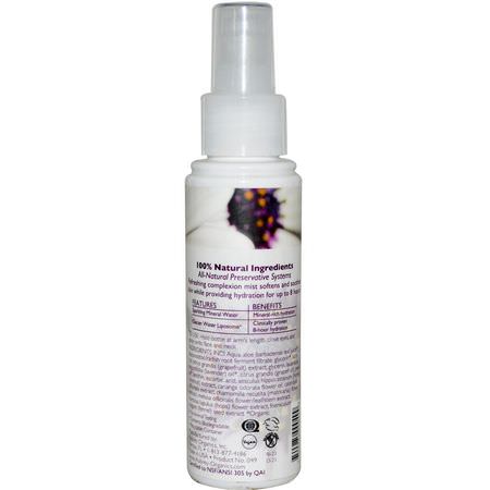 面霜, 面霜: Aubrey Organics, Sparkling Mineral Water Complexion Mist, Grapefruit/Lavender Ylang Ylang Scent, 3.4 fl oz (100 ml)