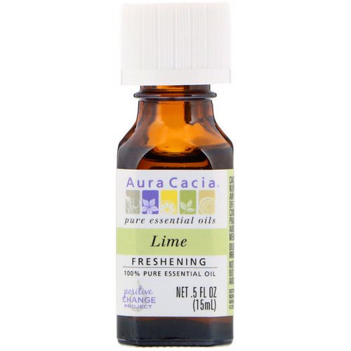 Aura Cacia, 100% Pure Essential Oil, Lime, .5 fl oz (15 ml) Review