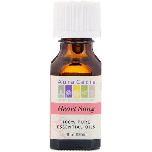 Aura Cacia, 100% Pure Essential Oils, Heart Song, .5 fl oz (15 ml) Review