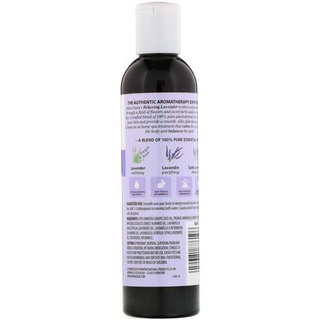 油, 沐浴鹽: Aura Cacia, Aromatherapy Body Oil, Relaxing Lavender, 8 fl oz (237 ml)